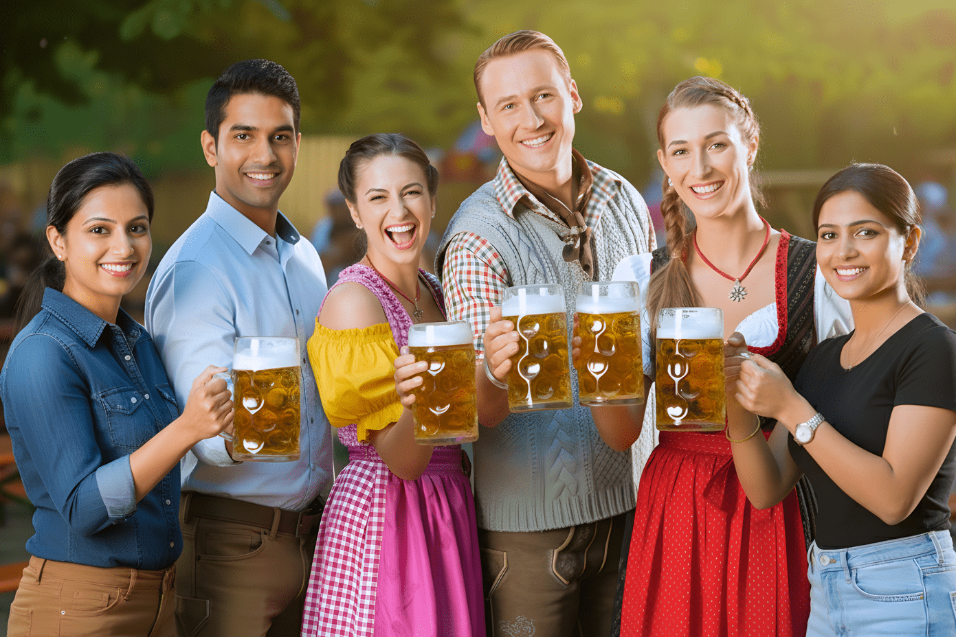 Lex Visas team at Oktoberfest Pune celebrating Indo-German collaboration with professionals and entrepreneurs