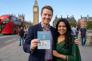OCI application guide for Indians abroad showing passport, travel documents, and global connectivity to India