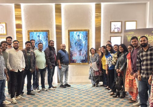 Lex Visas team during Lex Unplugged movie outing at Amanora Mall watching Dhurandhar together